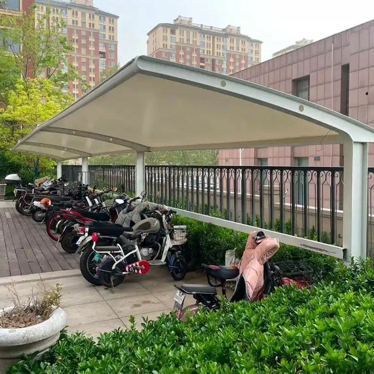 句容市膜结构电动车棚